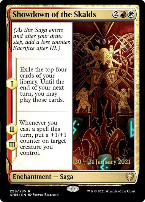Showdown of the Skalds 229 Prerelease Cards MTG R Foil NM
