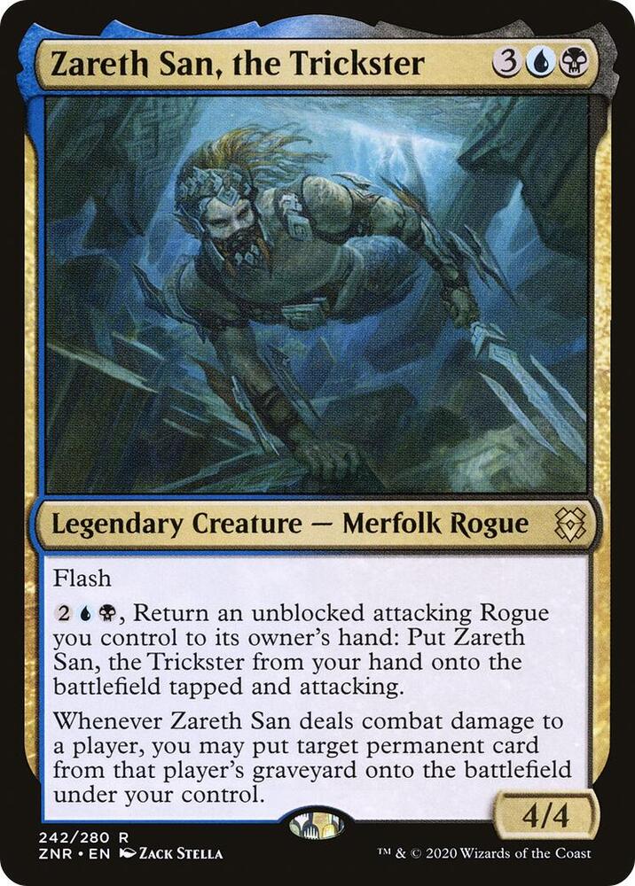 Zareth San, the Trickster 242 Zendikar Rising MTG R NM