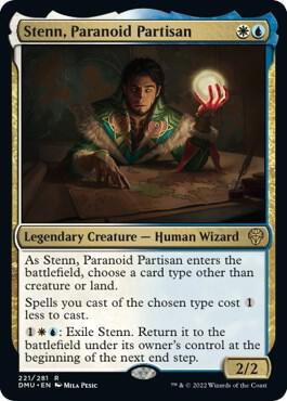 Stenn, Paranoid Partisan 221 Dominaria United MTG R NM