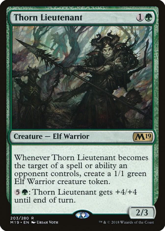 Thorn Lieutenant 203 Core Set 2019 MTG R NM