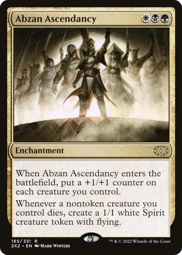 Abzan Ascendancy 165 Double Masters 2022 MTG R NM