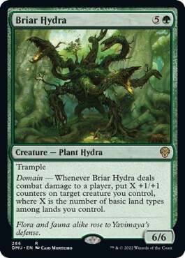 Briar Hydra (286) 286 Dominaria United MTG R NM