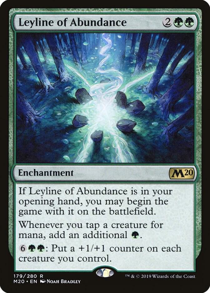 Leyline of Abundance 179 Core Set 2020 MTG R NM