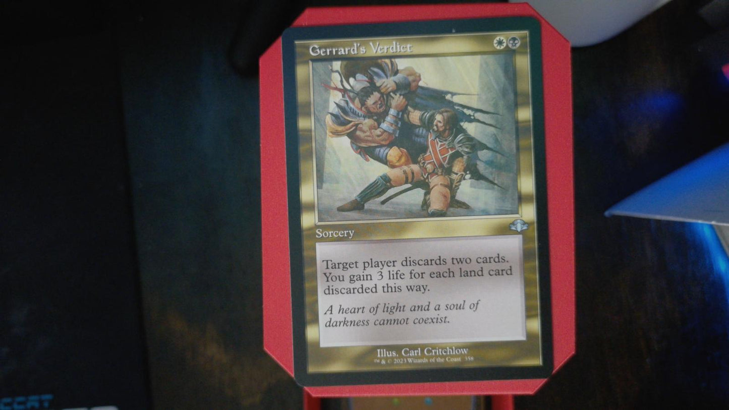 Gerrard's Verdict (Retro Frame) 358 Dominaria Remastered MTG UC NM