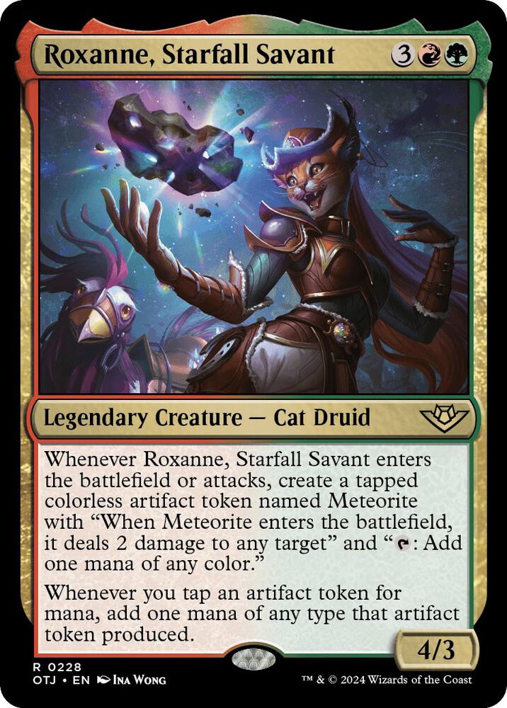 Roxanne, Starfall Savant 228 Outlaws of Thunder Junction MTG R NM