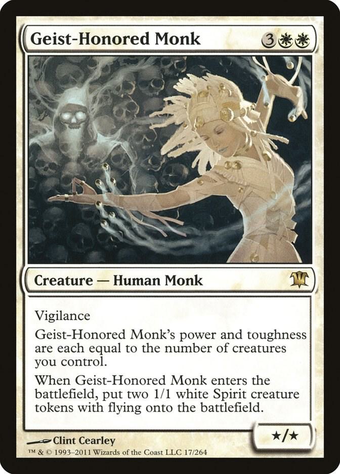Geist-Honored Monk 17 Innistrad MTG R LP