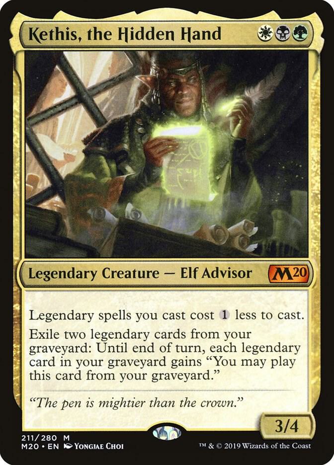 Kethis, the Hidden Hand 211 Core Set 2020 MTG Mythic NM