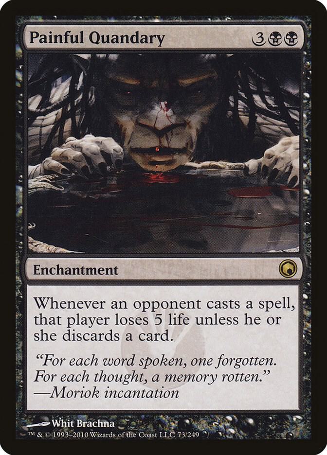 Painful Quandary 73 Scars of Mirrodin MTG R LP