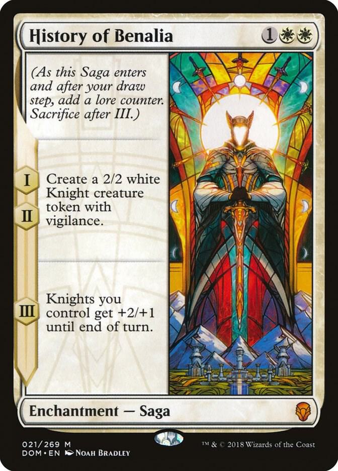 History of Benalia 21 Dominaria MTG Mythic NM