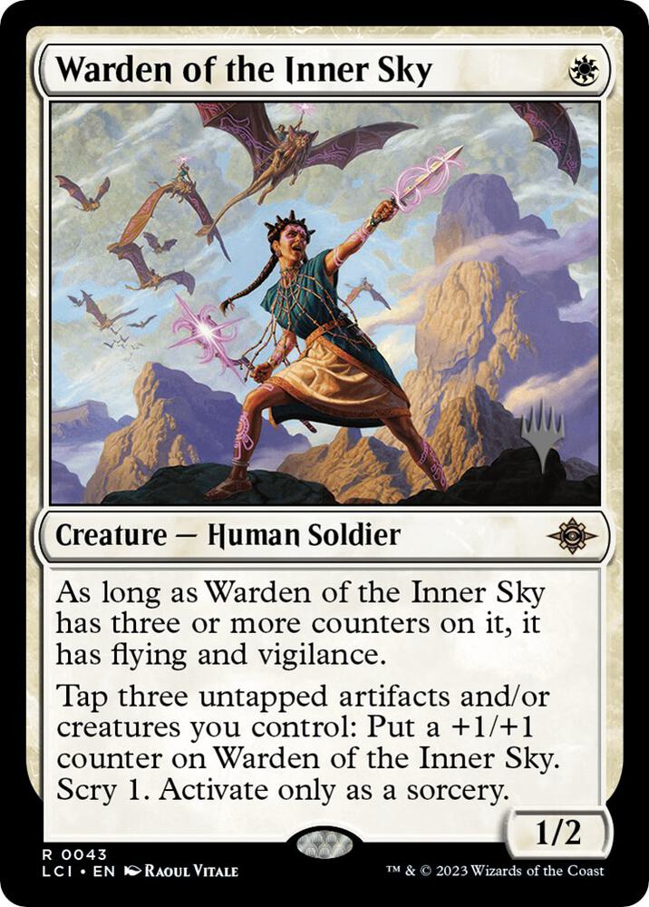 Warden of the Inner Sky 43 Promo Pack: The Lost Caverns of Ixalan MTG R NM