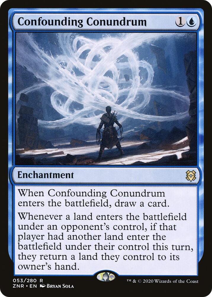 Confounding Conundrum 53 Zendikar Rising MTG R NM