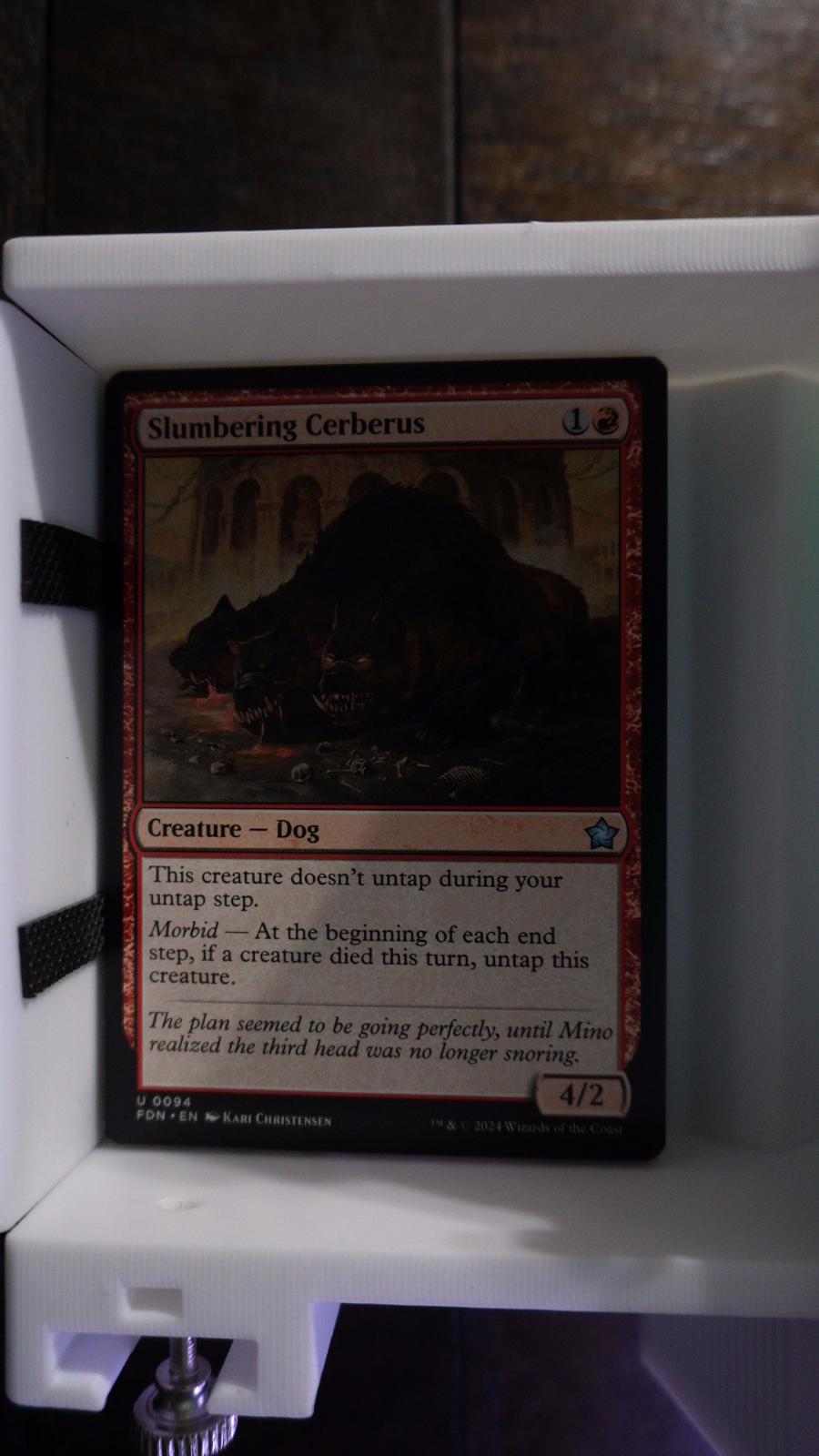 Slumbering Cerberus 94 Foundations MTG UC NM