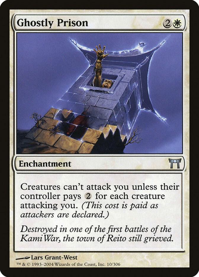 Ghostly Prison 10 Champions of Kamigawa MTG UC MP