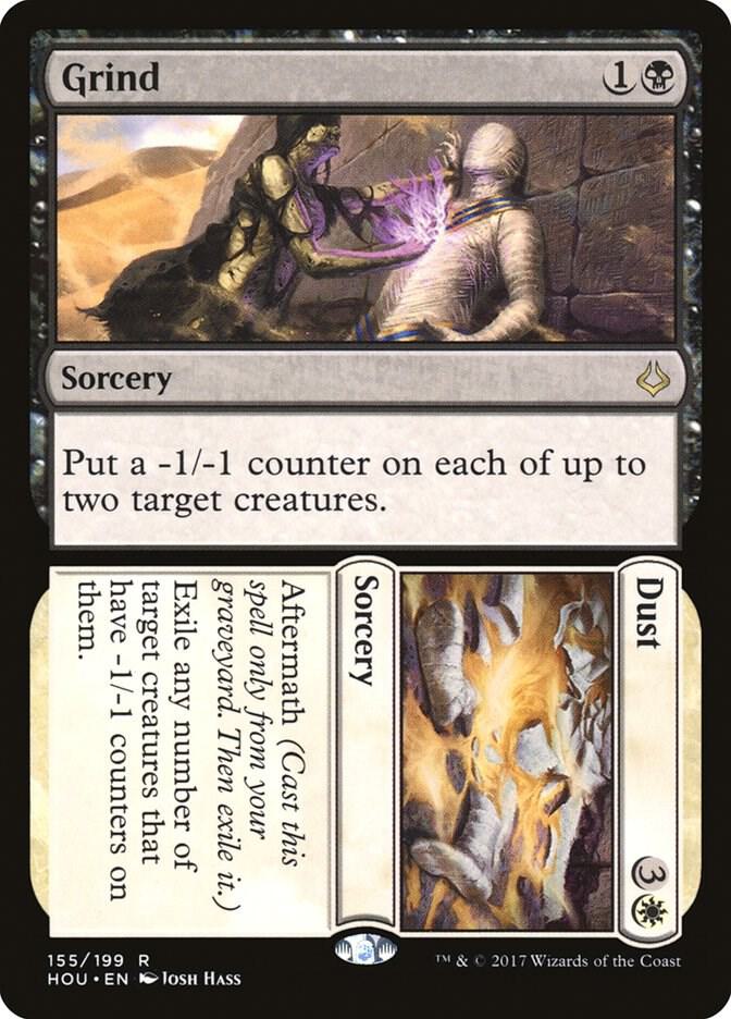 Grind // Dust 155 Hour of Devastation MTG R NM