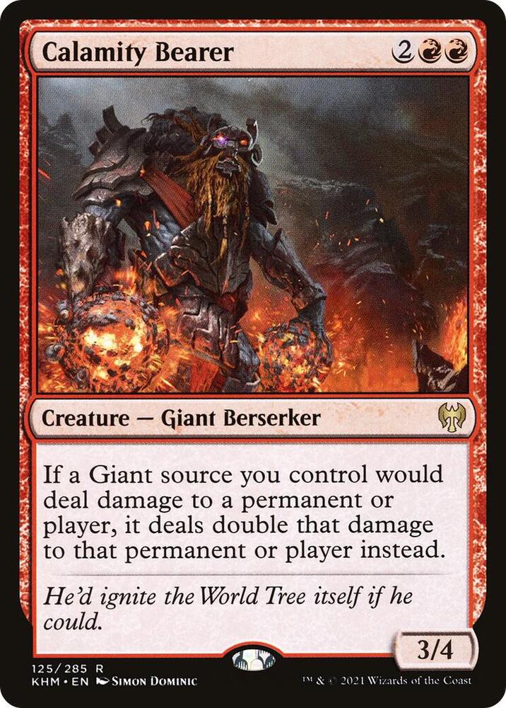 Calamity Bearer 125 Kaldheim MTG R NM