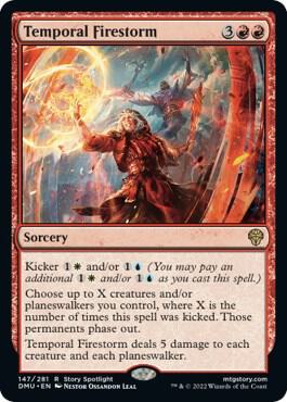 Temporal Firestorm 147 Dominaria United MTG R NM