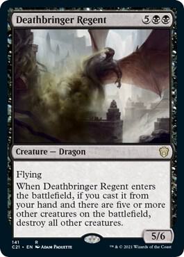 Deathbringer Regent 141 Commander 2021 MTG R NM