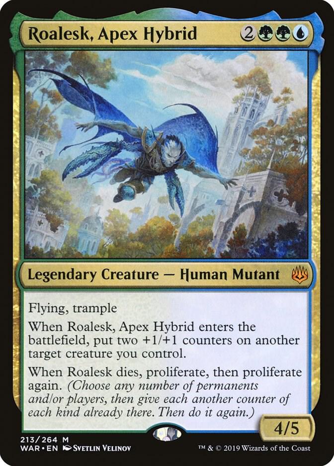 Roalesk, Apex Hybrid 213 War of the Spark MTG Mythic NM