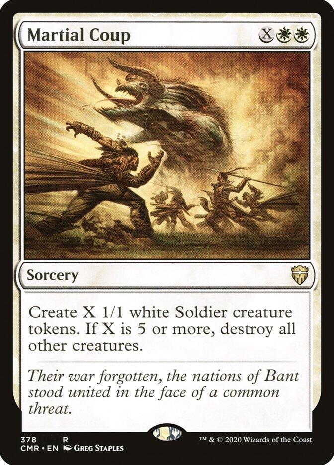Martial Coup 378 Commander Legends MTG R NM