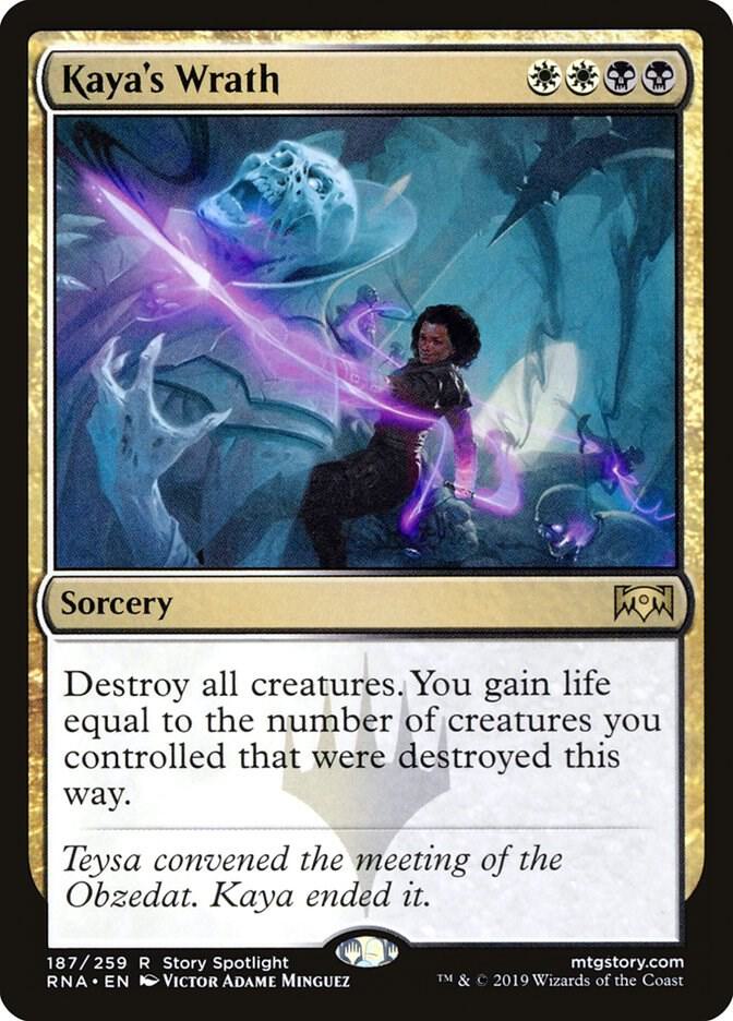 Kaya's Wrath 187 Ravnica Allegiance MTG R NM