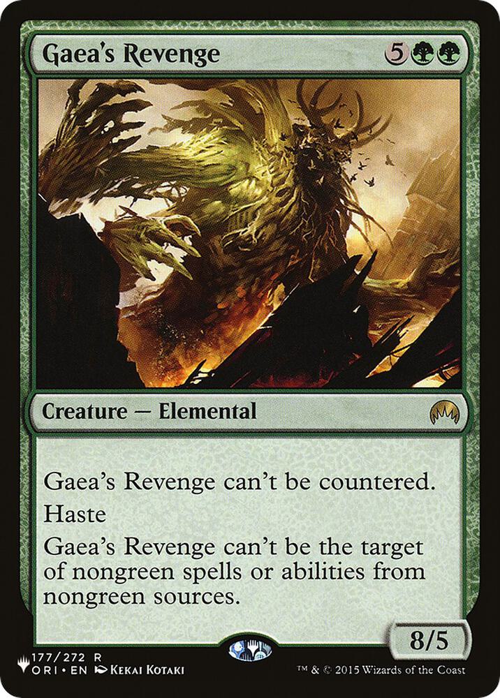 Gaea's Revenge 177/272 The List Reprints MTG R NM