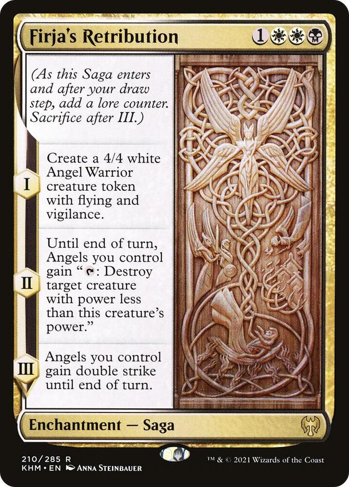 Firja's Retribution 210 Kaldheim MTG R Foil NM