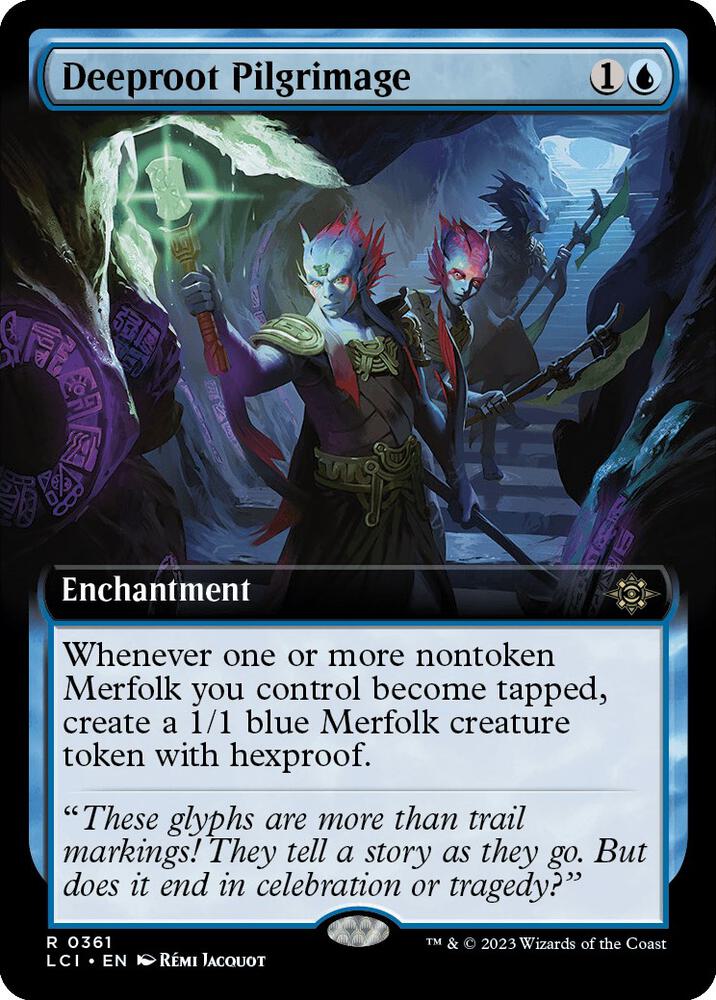 Deeproot Pilgrimage (Extended Art) 361 The Lost Caverns of Ixalan MTG R Foil NM