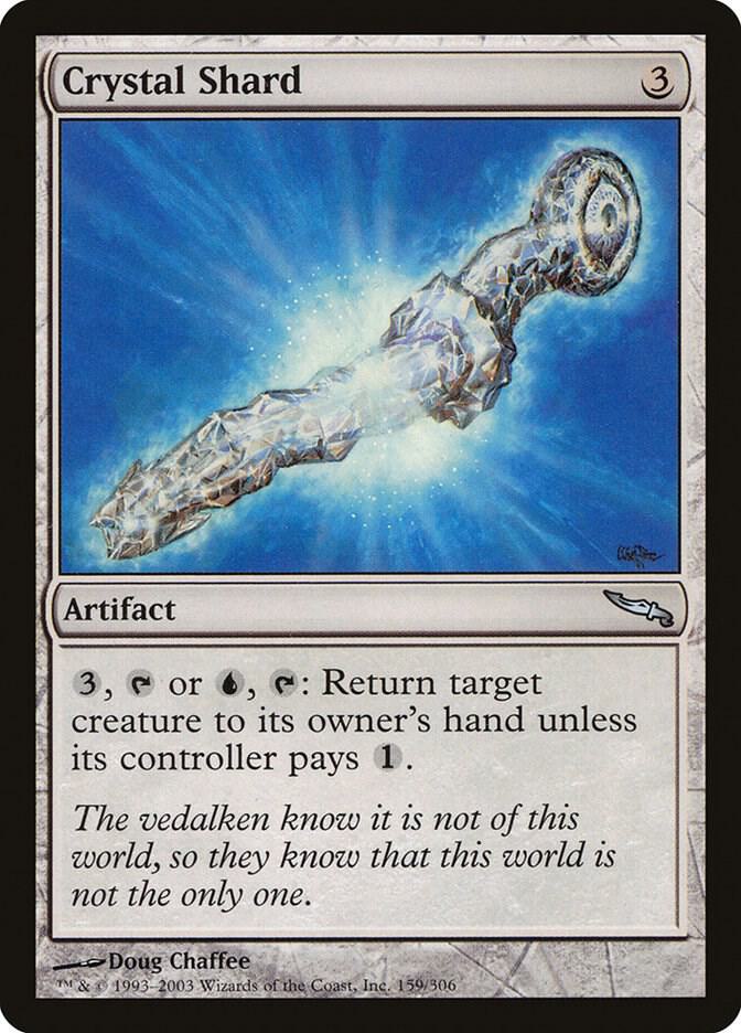 Crystal Shard 159 Mirrodin MTG UC LP