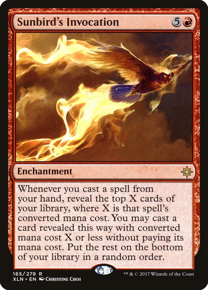 Sunbird's Invocation 165 Ixalan MTG R NM