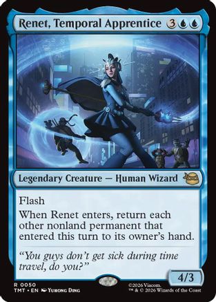 Renet, Temporal Apprentice 0050 Teenage Mutant Ninja Turtles MTG R NM