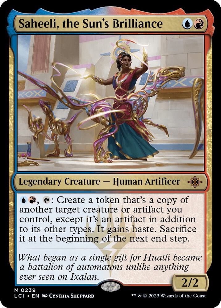 Saheeli, the Sun's Brilliance 239 The Lost Caverns of Ixalan MTG Mythic NM