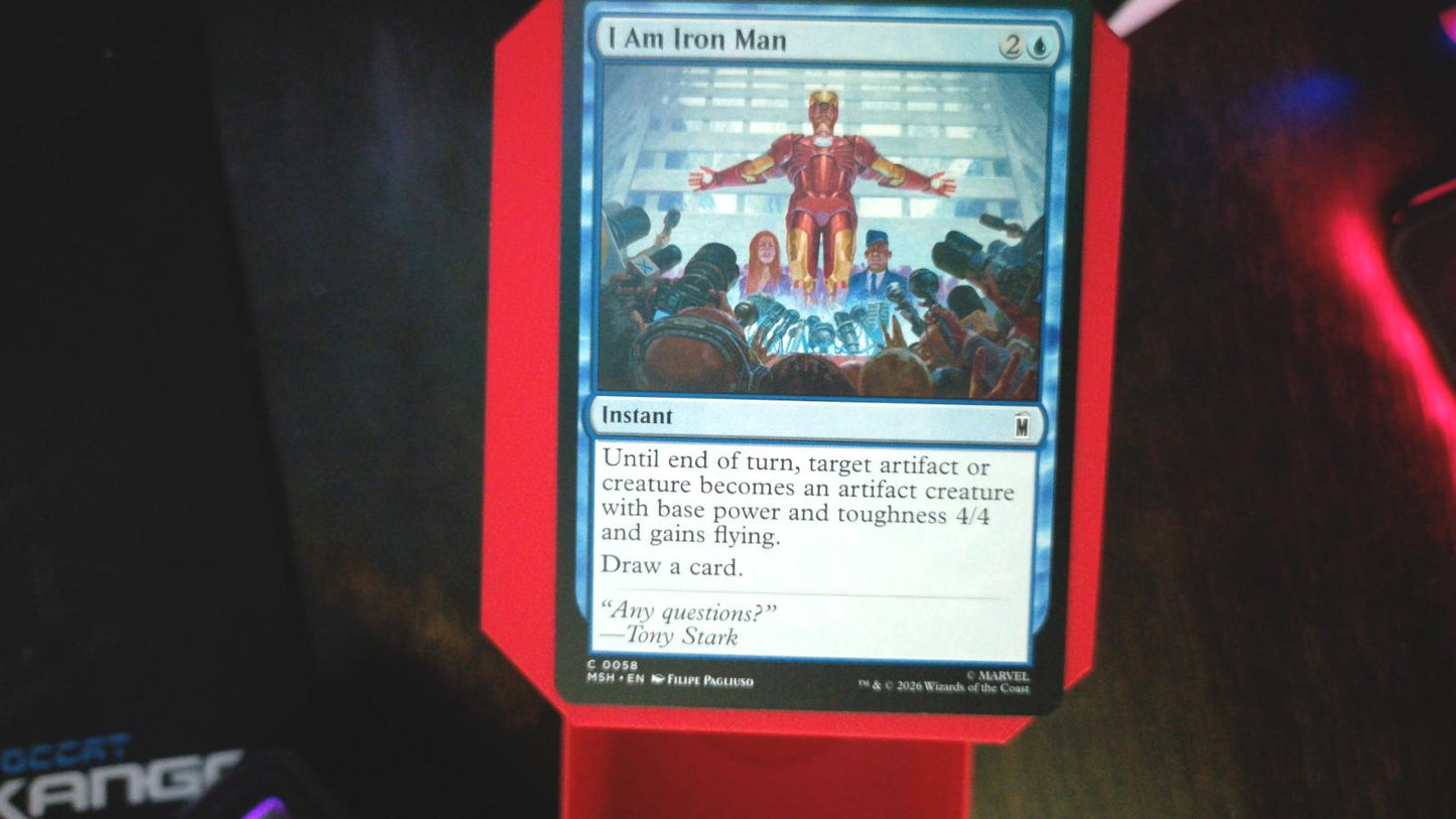 I Am Iron Man 58 Marvel Super Heroes MTG C NM