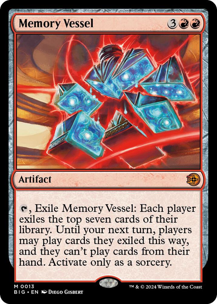 Memory Vessel 13 Outlaws of Thunder Junction: The Big Score MTG Mythic NM