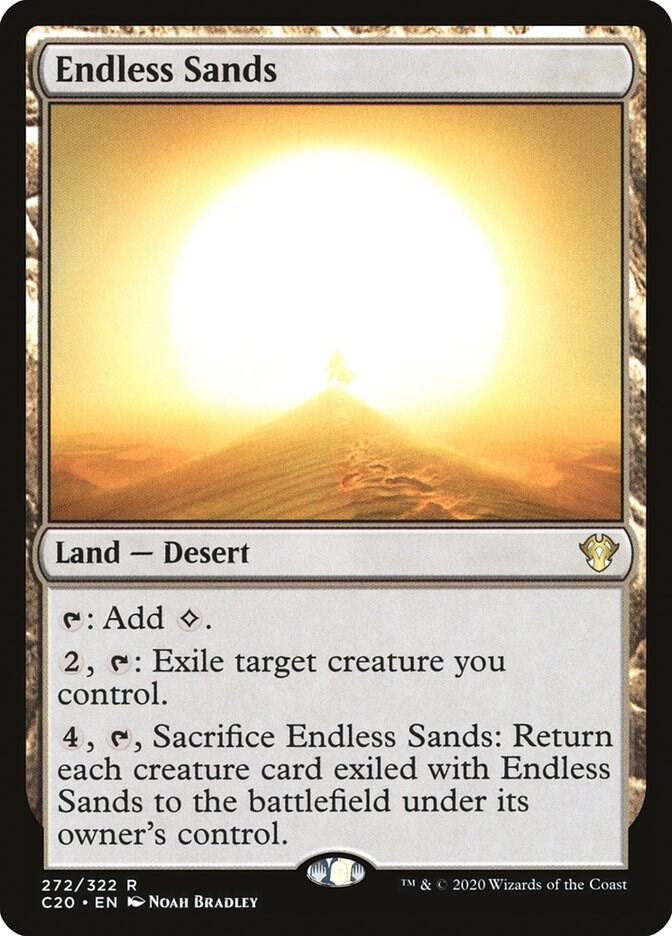 Endless Sands 272 Commander 2020 MTG R NM
