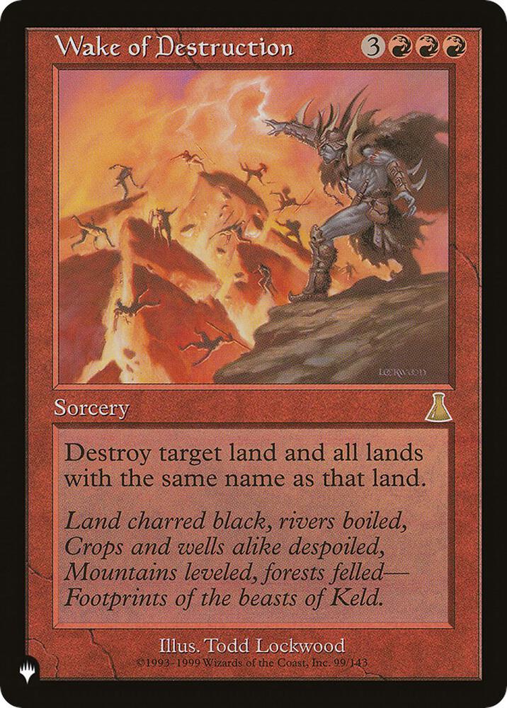 Wake of Destruction 99/143 The List Reprints MTG R NM