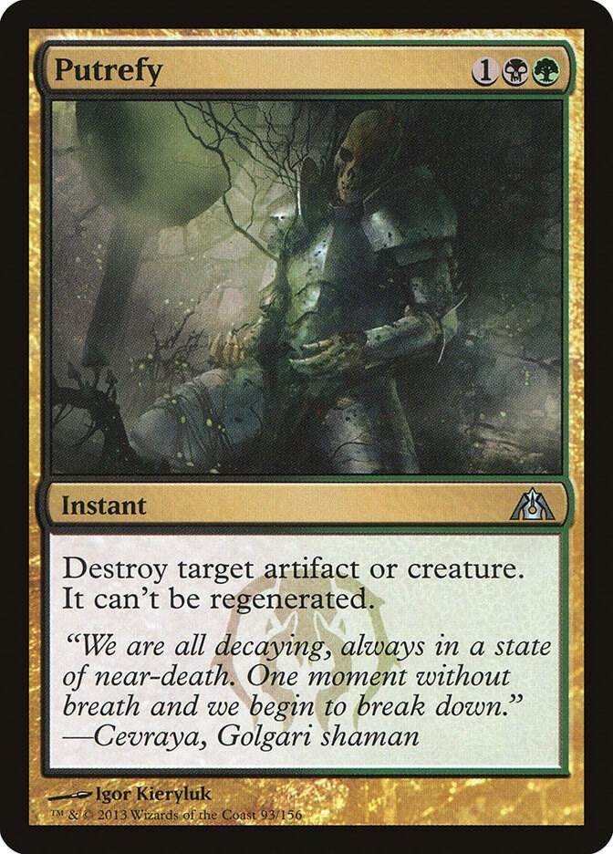 Putrefy 93 Dragon's Maze MTG UC NM