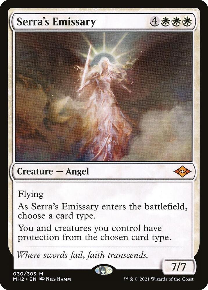 Serra's Emissary 30 Modern Horizons 2 MTG Mythic NM