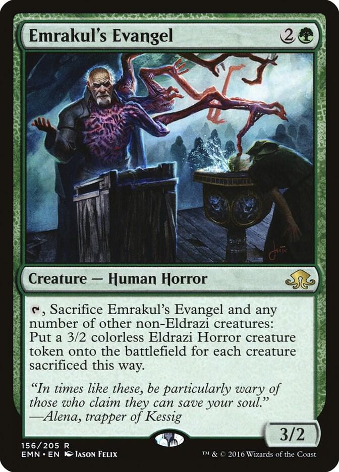 Emrakul's Evangel 156 Eldritch Moon MTG R Foil NM