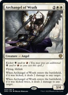 Archangel of Wrath 3 Dominaria United MTG R NM
