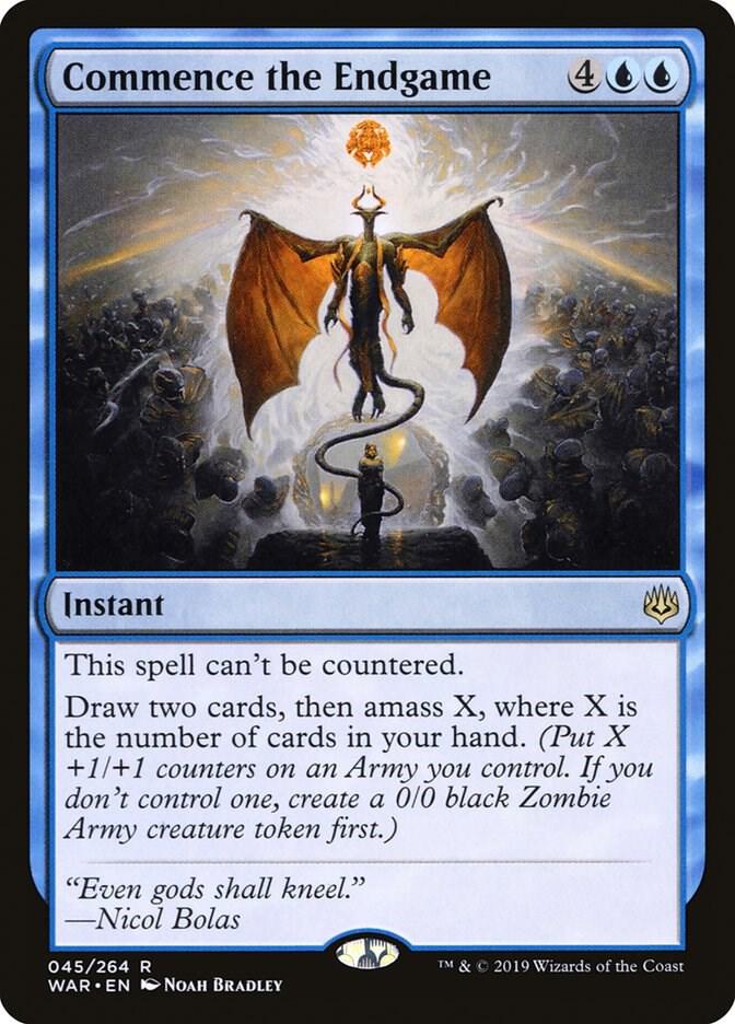 Commence the Endgame 45 War of the Spark MTG R NM