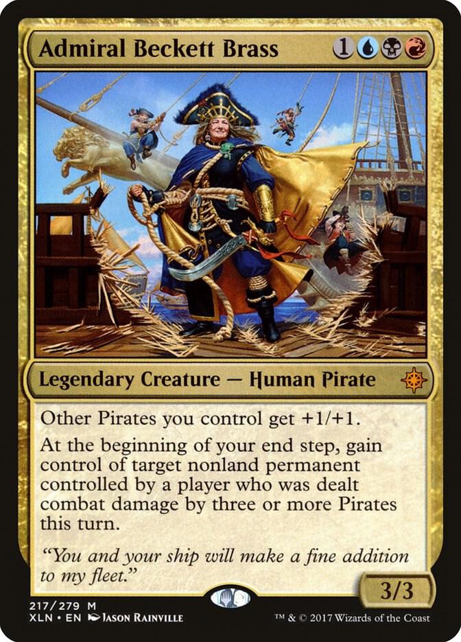 Admiral Beckett Brass 217 Ixalan MTG Mythic NM
