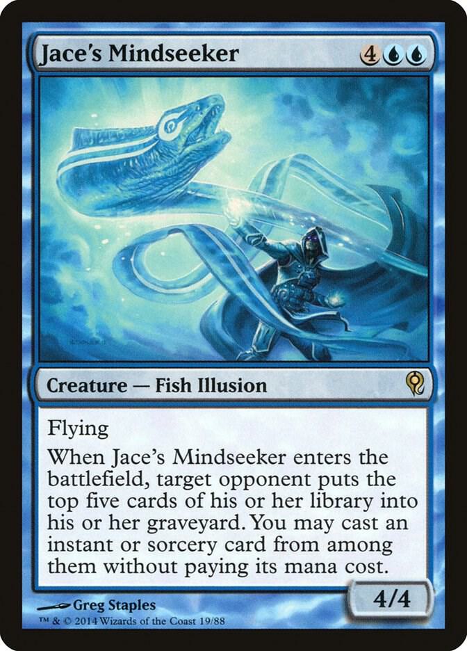 Jace's Mindseeker 19 Duel Decks: Jace vs. Vraska MTG R LP
