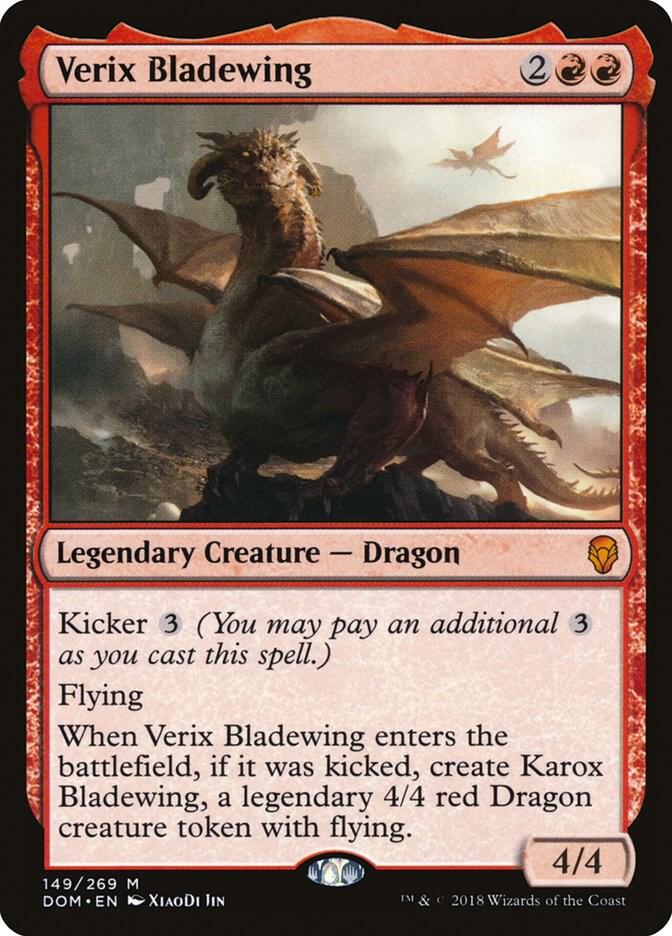 Verix Bladewing 149 Dominaria MTG Mythic NM