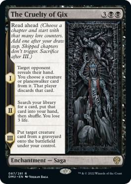 The Cruelty of Gix 87 Dominaria United MTG R NM