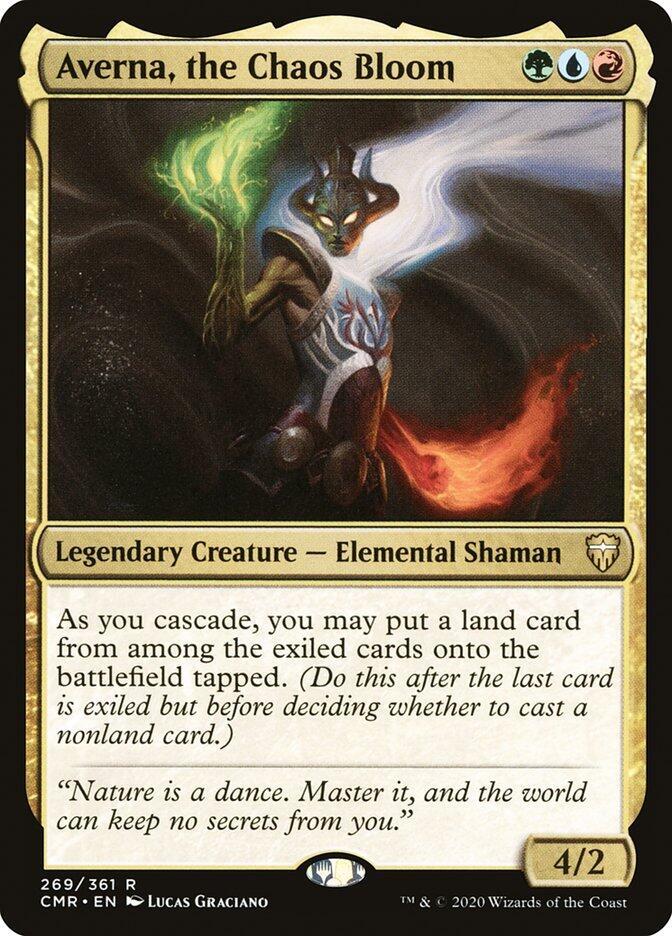 Averna, the Chaos Bloom 269 Commander Legends MTG R NM