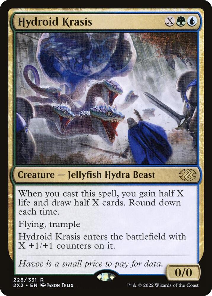 Hydroid Krasis 228 Double Masters 2022 MTG R NM