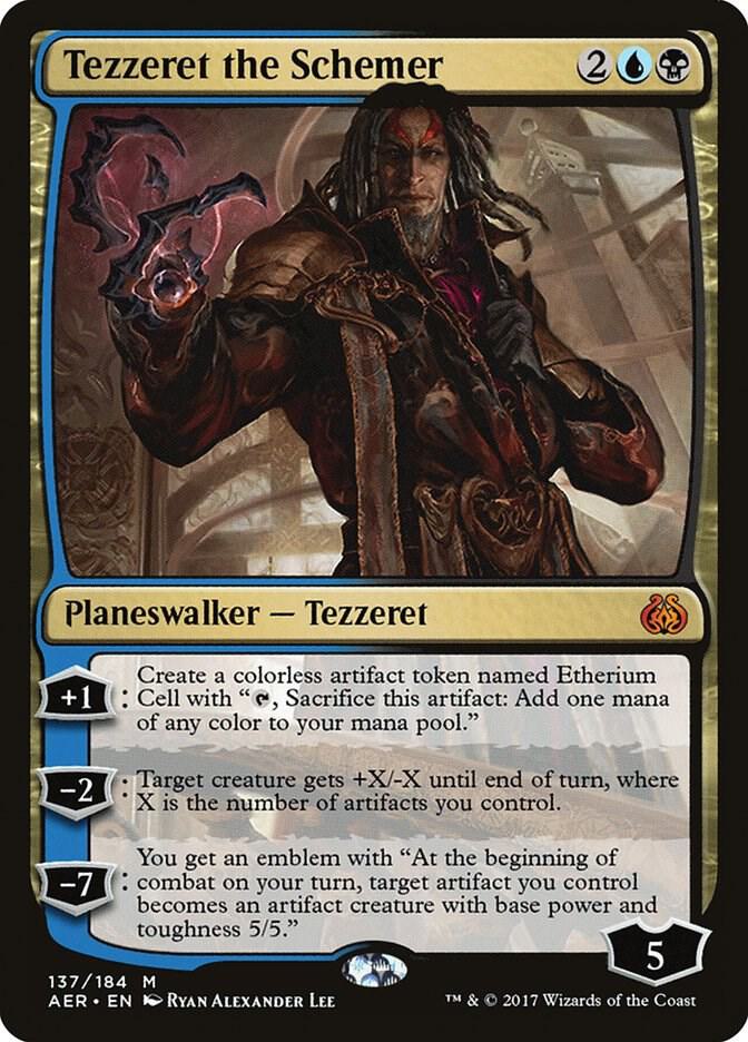 Tezzeret the Schemer 137 Aether Revolt MTG Mythic NM