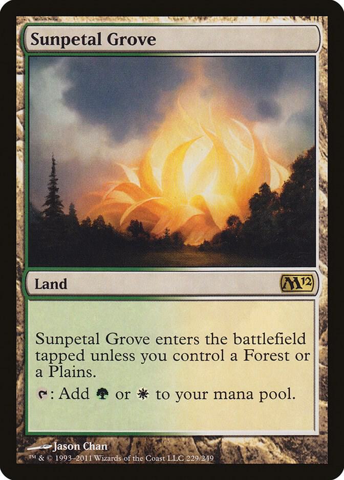 Sunpetal Grove 229 Magic 2012 (M12) MTG R LP
