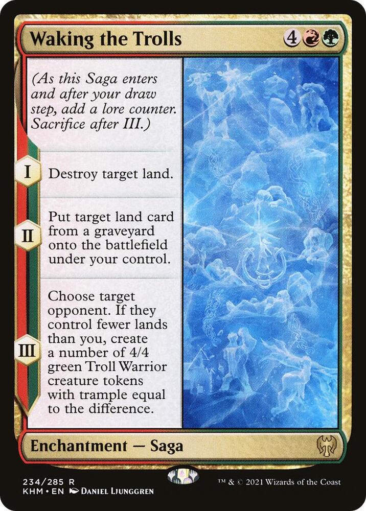 Waking the Trolls 234 Kaldheim MTG R NM