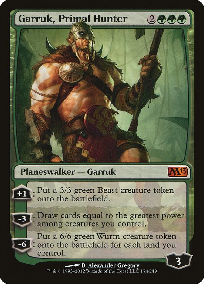 Garruk, Primal Hunter 174 Magic 2013 (M13) MTG Mythic NM
